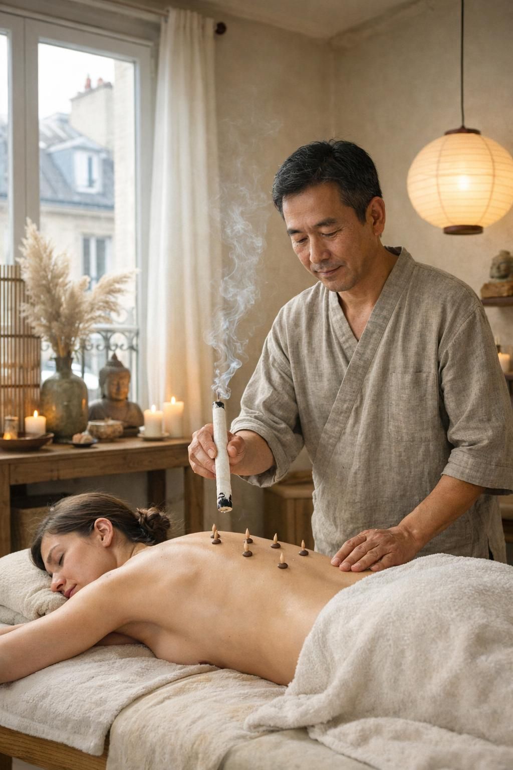 explorez les bienfaits naturels de l’acupuncture moxa, une pratique traditionnelle chinoise qui stimule votre énergie vitale pour améliorer votre bien-être et votre santé globale.