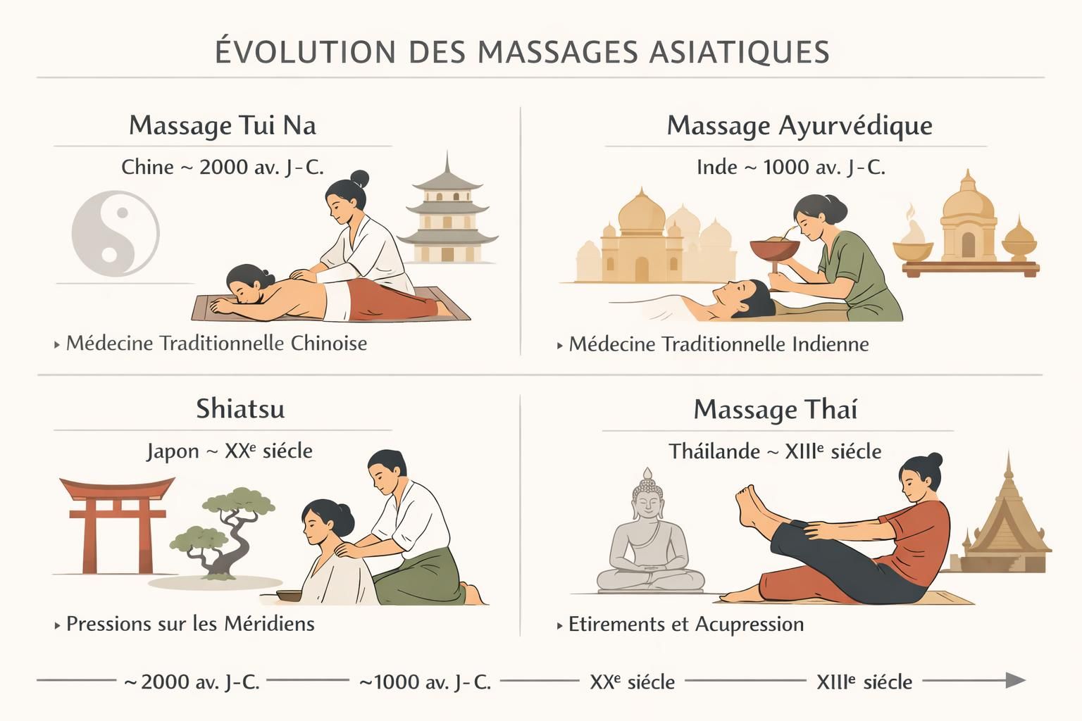 explorez les bienfaits naturels des massages asiatiques, une tradition millénaire qui allie détente, bien-être et équilibre du corps et de l'esprit.